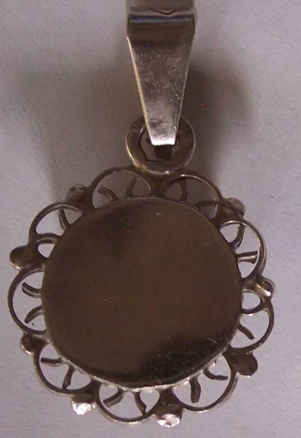 Mexican Sterling Silver Pendant Mexico - image 3