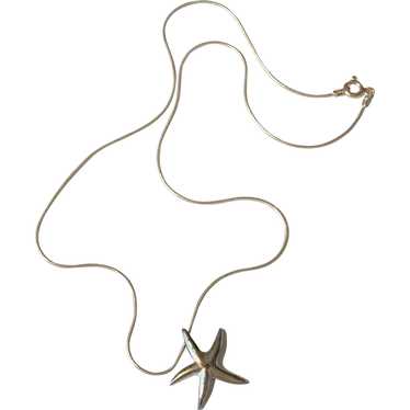 Sterling Silver Starfish Necklace