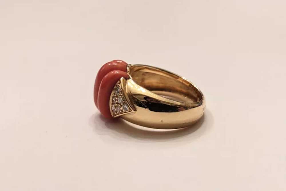 Vintage French 18k Yellow Gold Ring - image 3
