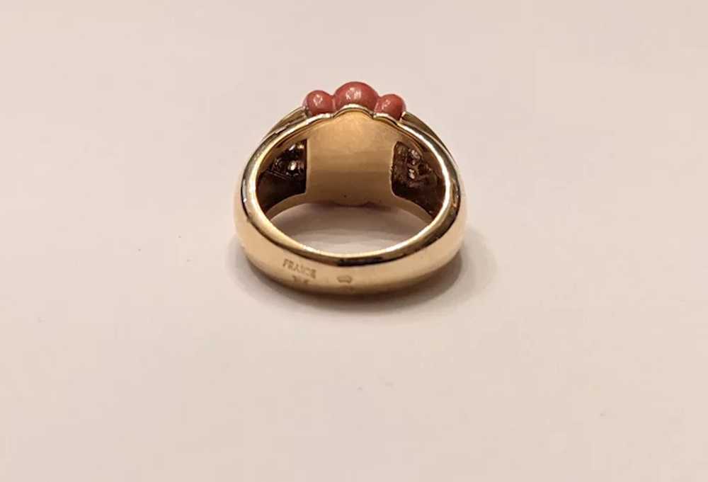 Vintage French 18k Yellow Gold Ring - image 4
