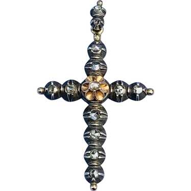 Cross, Rose Diamond, Georgian - image 1