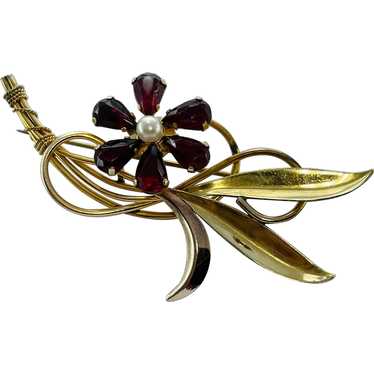 Van Dell 12K GF Brooch 1940’s-1950’s