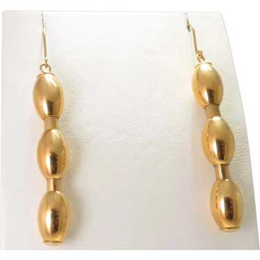 Designer Faraone Mennella Gold Earrings