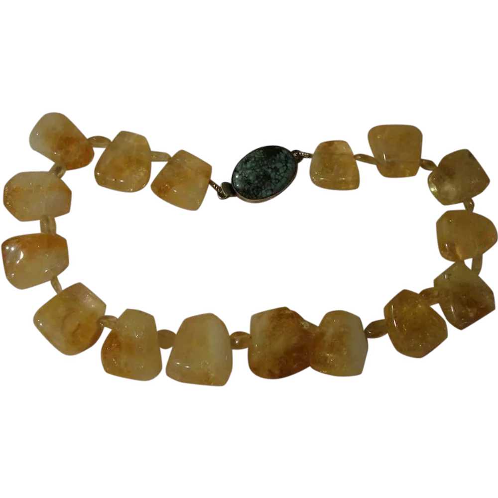 I'd Tumble for You Quartz and Silver Necklace - F… - image 1
