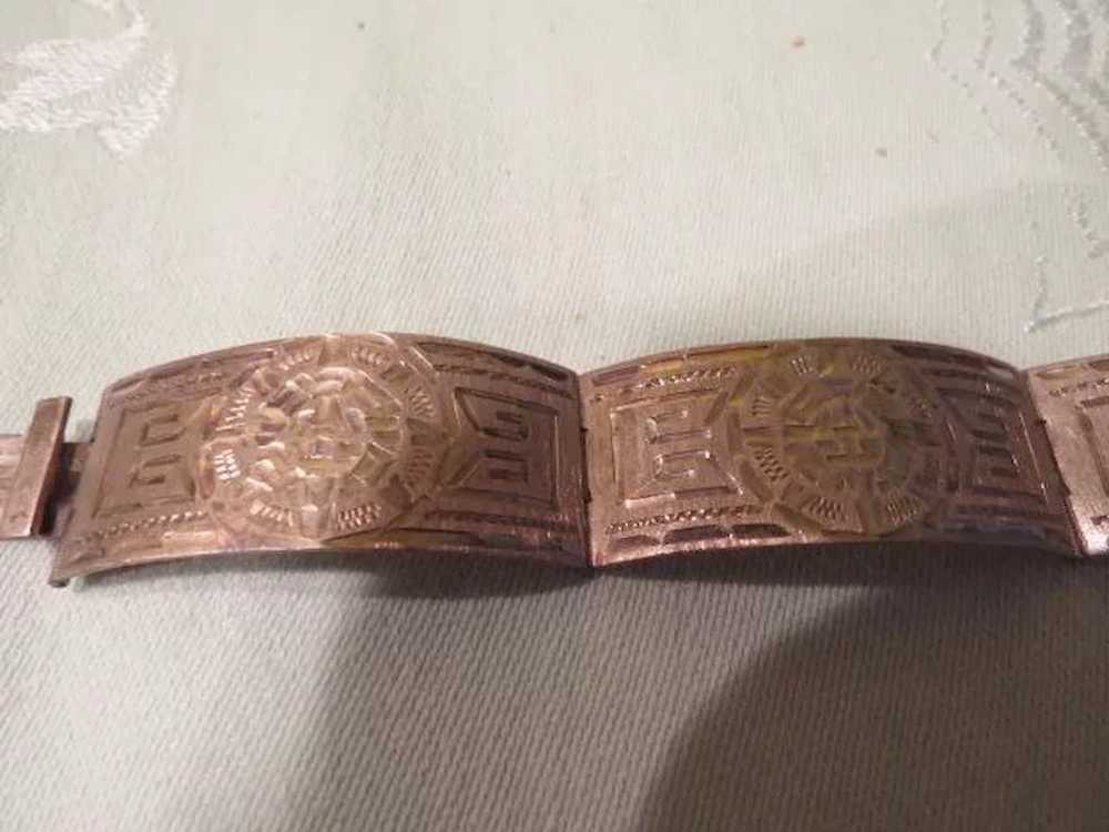 Diamond Cut Mexican Silver Bracelet - Free shippi… - image 2