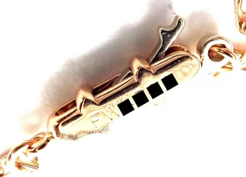 Authentic! Cartier 18K Rose & White Gold Double C… - image 10