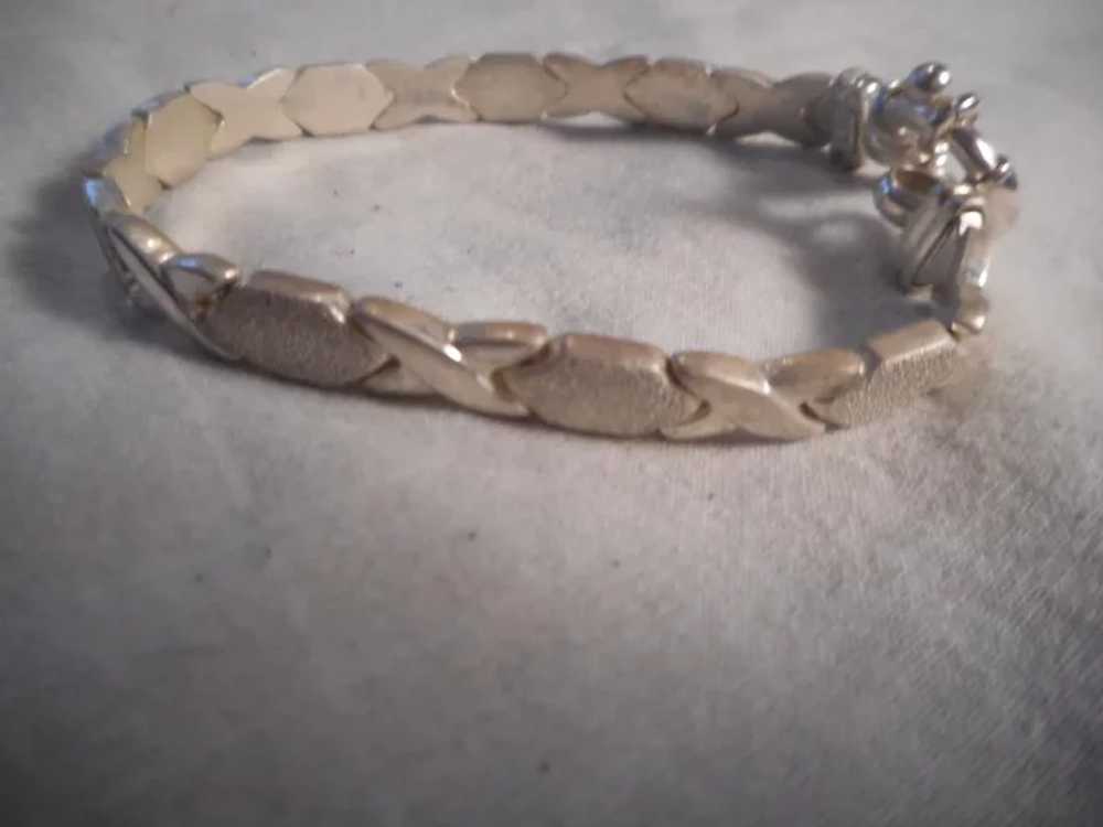 Sterling Silver Italian Link Milor Bracelet - image 4