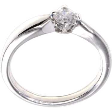Bulgari Diamond Platinum Engagement Ring - image 1