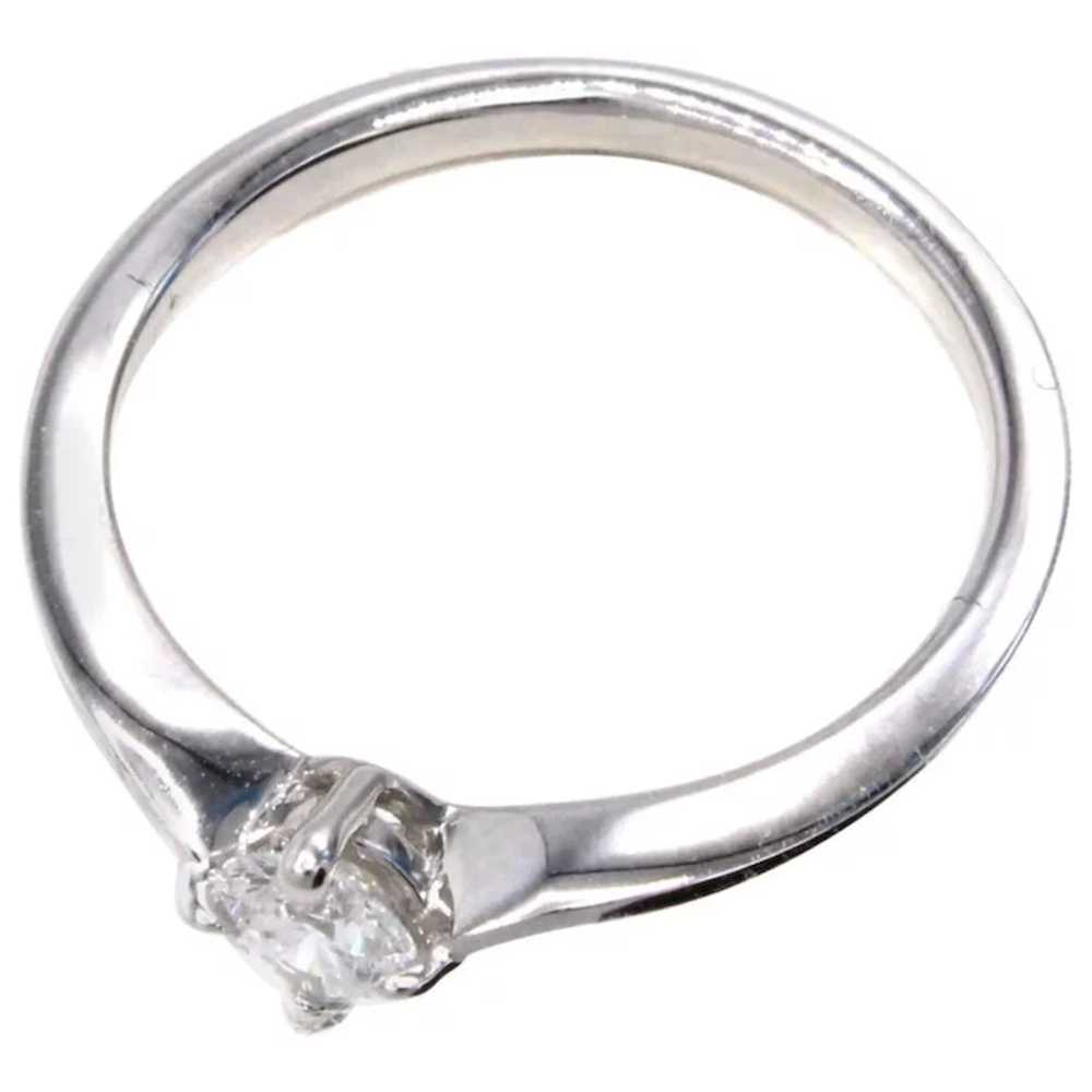 Bulgari Diamond Platinum Engagement Ring - image 3