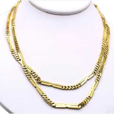 Cartier 1980s 18 Karat Gold Long Chain Necklace