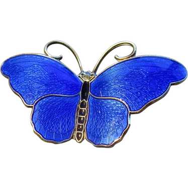 Butterfly Pin Sterling Silver Mechanical Wings Fine Filigree Details Germany