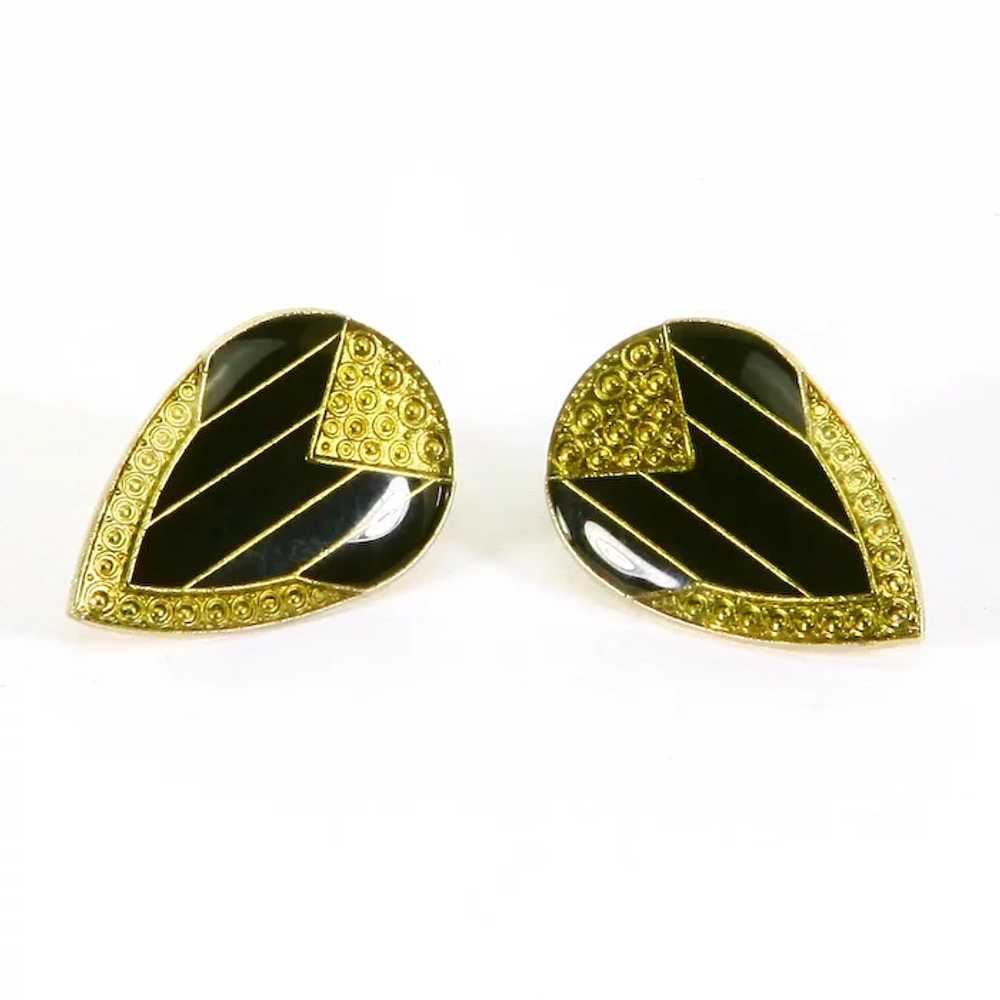 Pierre Bex Pin and Earrings – Art Deco style – 19… - image 2