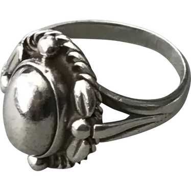Georg Jensen Sterling Silver Ring, No. 1A - image 1