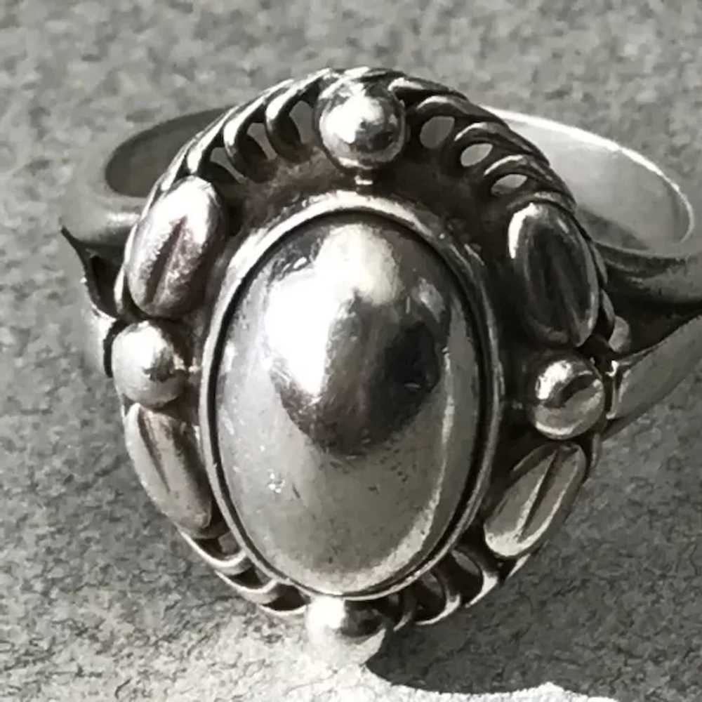 Georg Jensen Sterling Silver Ring, No. 1A - image 2