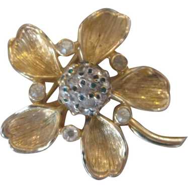 Nettie Rosenstein- Trembler Flower Brooch