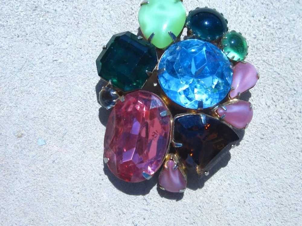 Bold and Bright Vintage Brooch - image 2