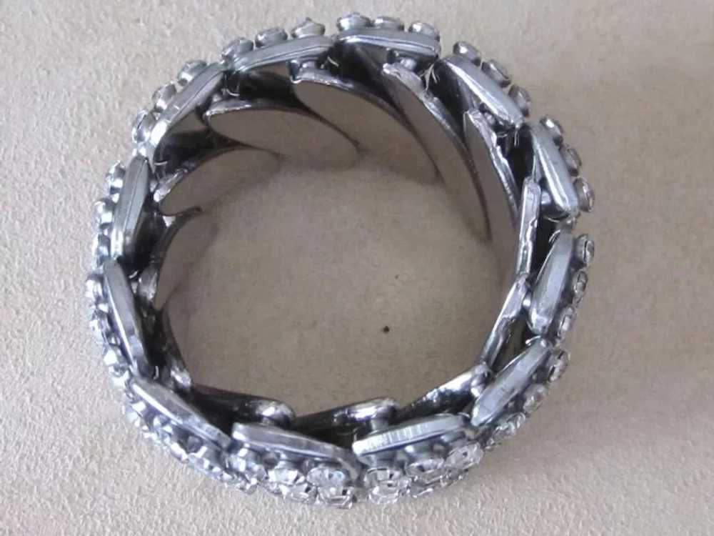 Chunky and Wide Rhinestone Encrusted Expandable  … - image 7