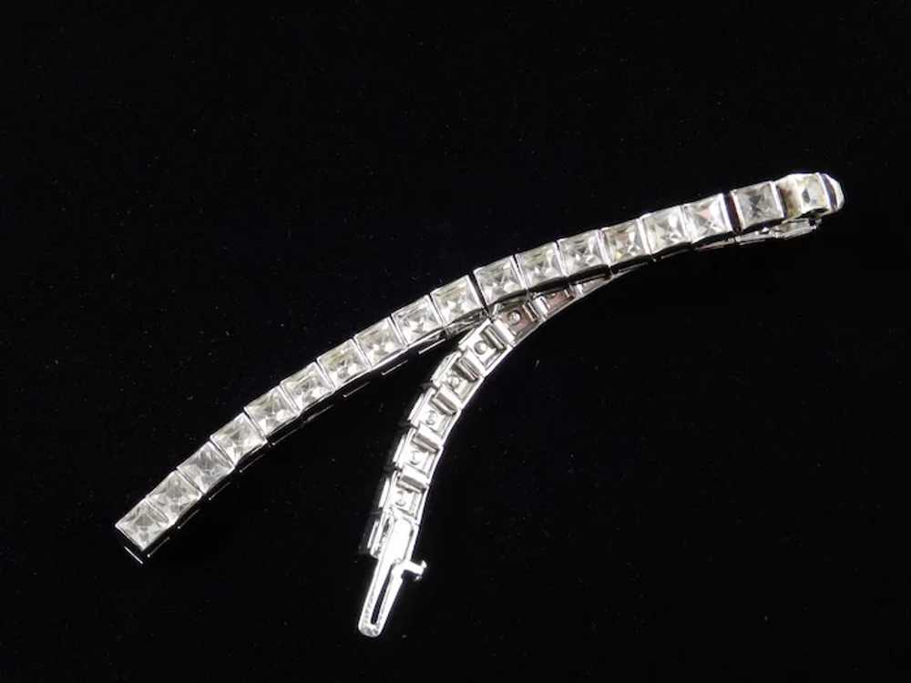 Dorsons Sterling Silver Rhinestone Bracelet - image 3