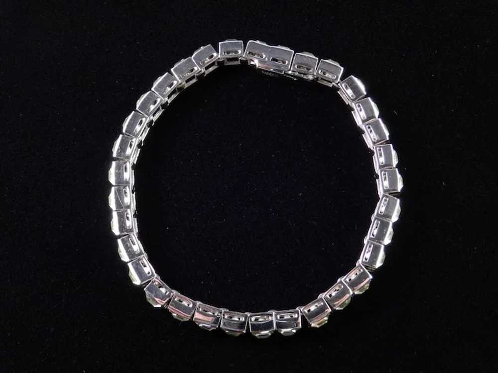 Dorsons Sterling Silver Rhinestone Bracelet - image 5