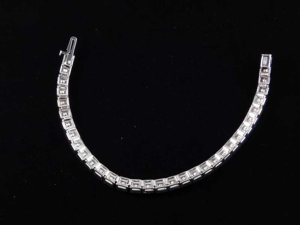 Dorsons Sterling Silver Rhinestone Bracelet - image 6