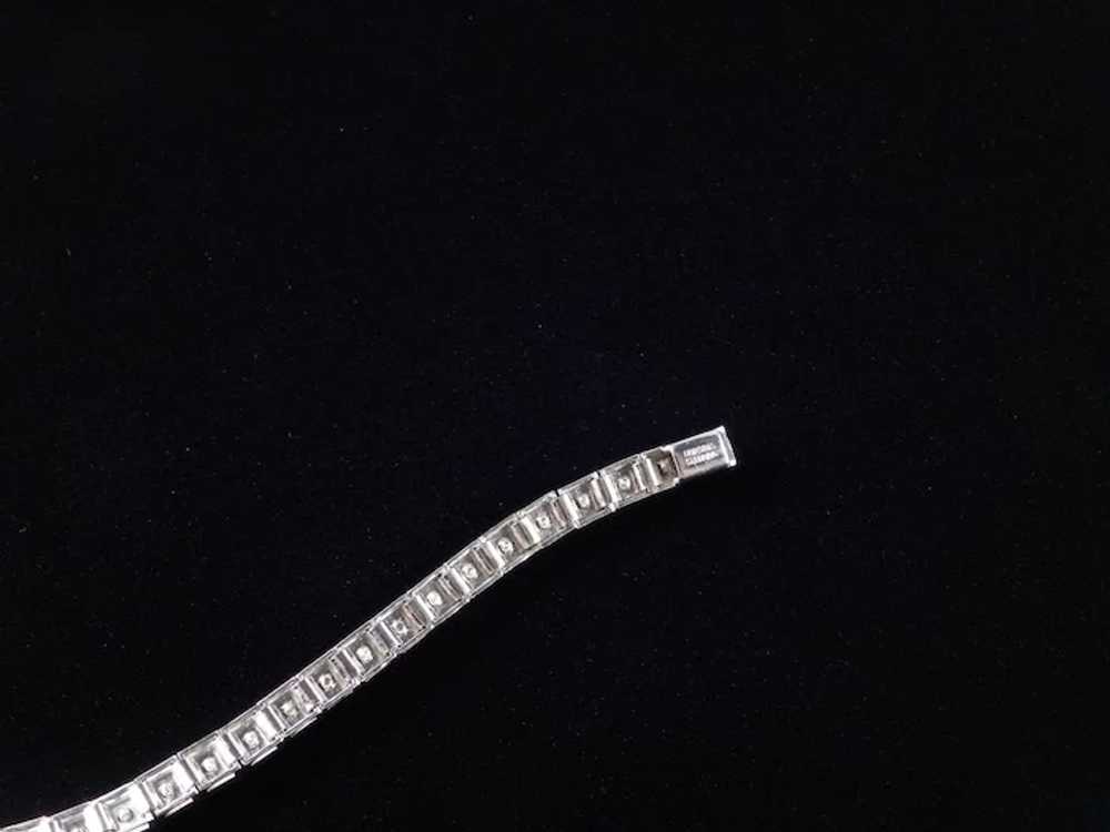 Dorsons Sterling Silver Rhinestone Bracelet - image 7