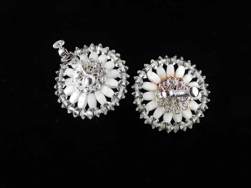 Vendôme Coro Crystal Glass Bead Earrings - image 6