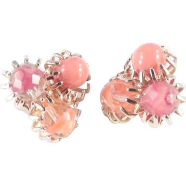 Castlecliff Givre Glass Bead Earrings - image 1