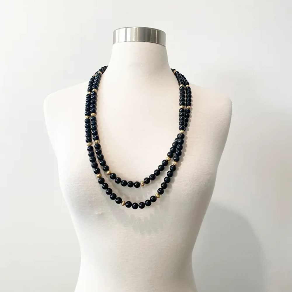490 Vintage Avon Kenneth Jay Lane ram necklace, e… - image 2