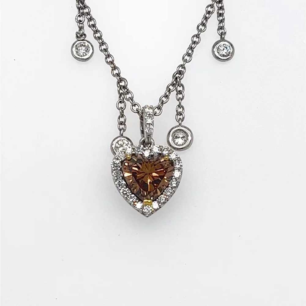 G.I.A. Diamond Heart Pendant on Diamond By the Ya… - image 10