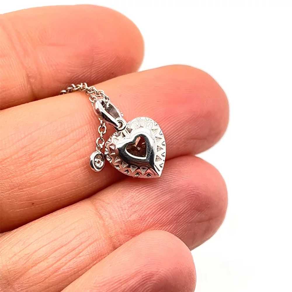 G.I.A. Diamond Heart Pendant on Diamond By the Ya… - image 2