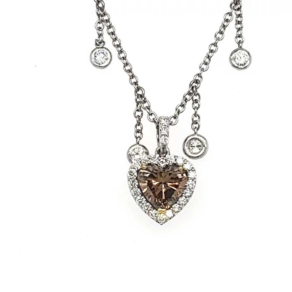 G.I.A. Diamond Heart Pendant on Diamond By the Ya… - image 6