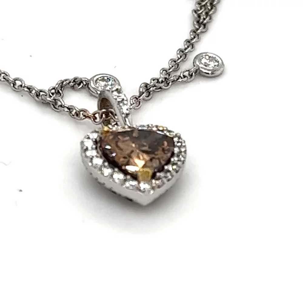 G.I.A. Diamond Heart Pendant on Diamond By the Ya… - image 7