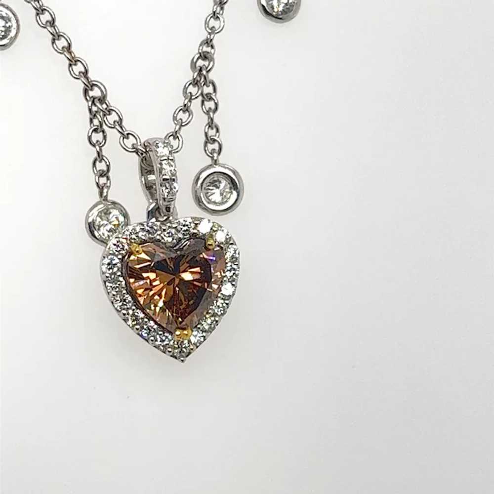 G.I.A. Diamond Heart Pendant on Diamond By the Ya… - image 9