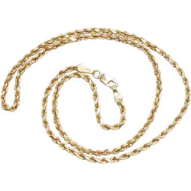 14 KT Gold Rope Chain