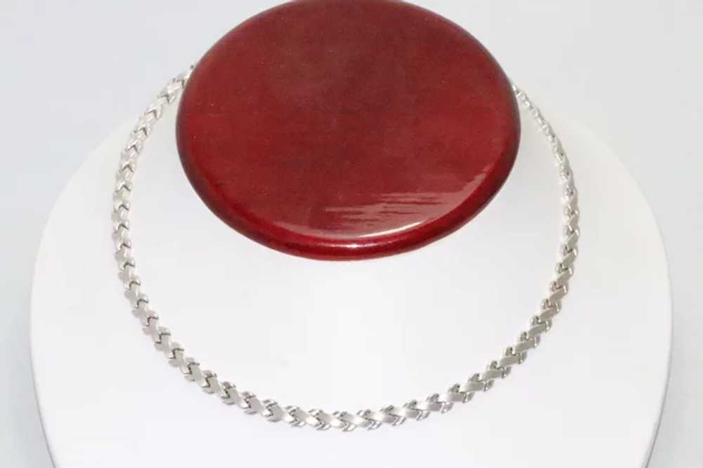 14KT White Gold Necklace - image 2
