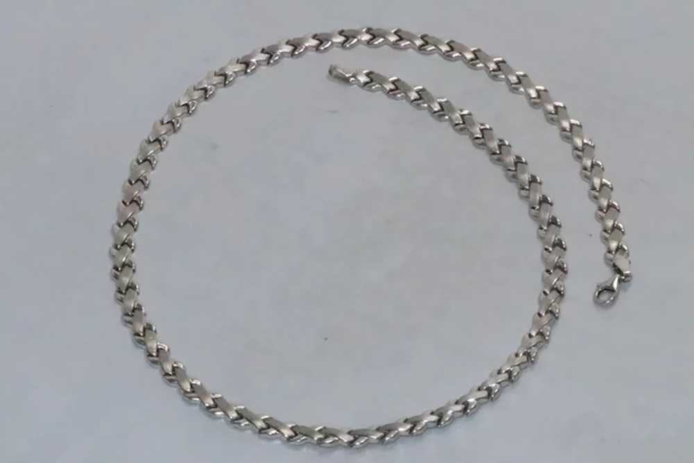 14KT White Gold Necklace - image 3