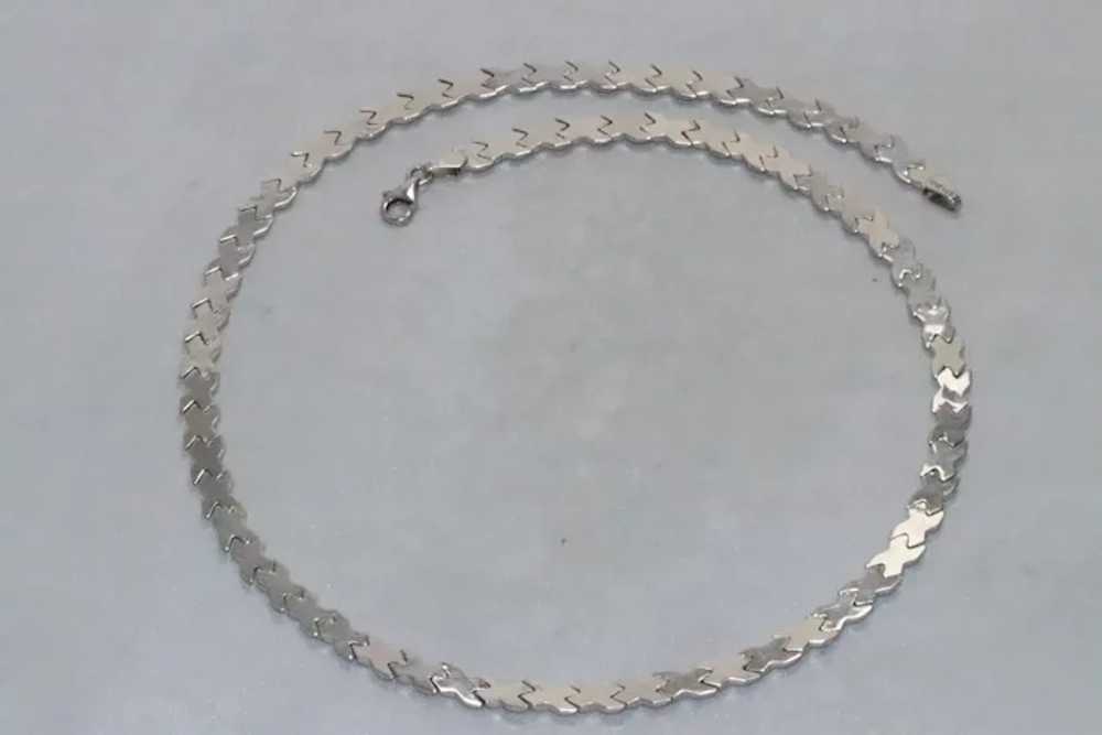 14KT White Gold Necklace - image 5