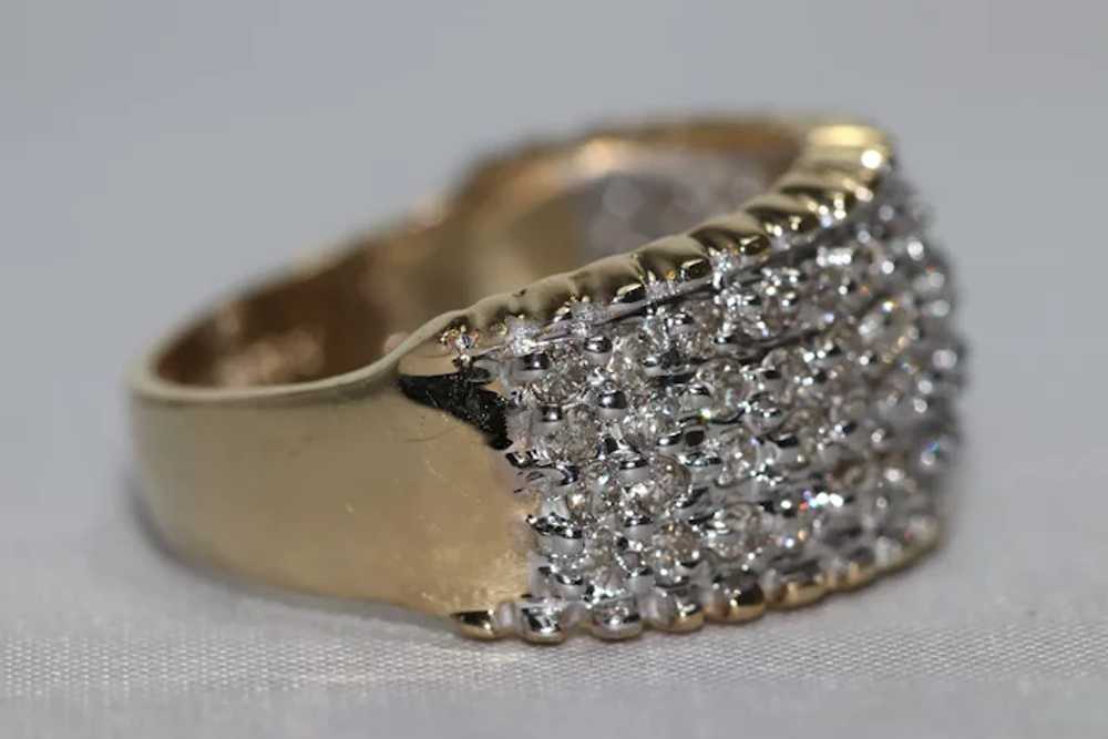 14KT Yellow Gold 1.20 CT Diamond Ring - image 2