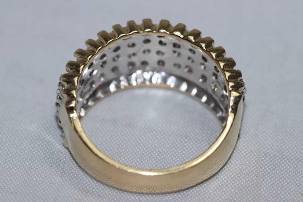 14KT Yellow Gold 1.20 CT Diamond Ring - image 5