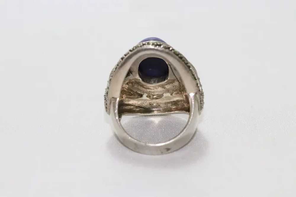 Sterling Silver Blue Lapis Ring - image 5
