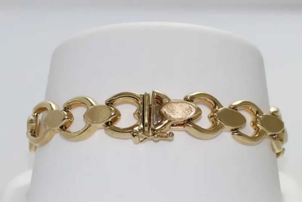 14 KT Gold Chain Bracelet - image 2
