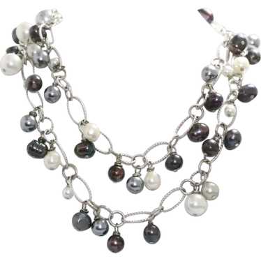Unique Multi-Colored Pearls Necklace