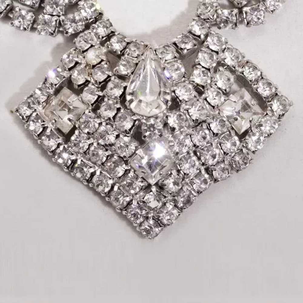 Sparkling, Sexy Vintage Rhinestone Necklace - image 2