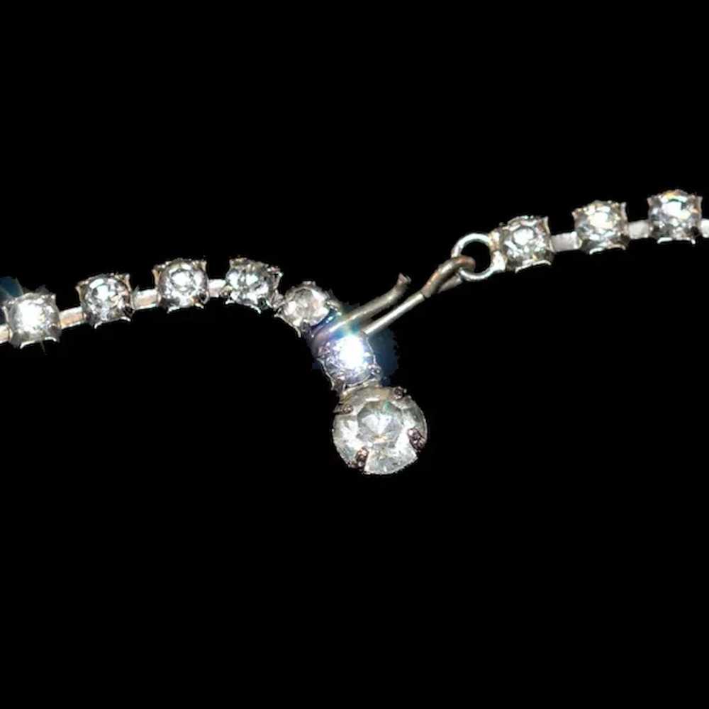 Sparkling, Sexy Vintage Rhinestone Necklace - image 6
