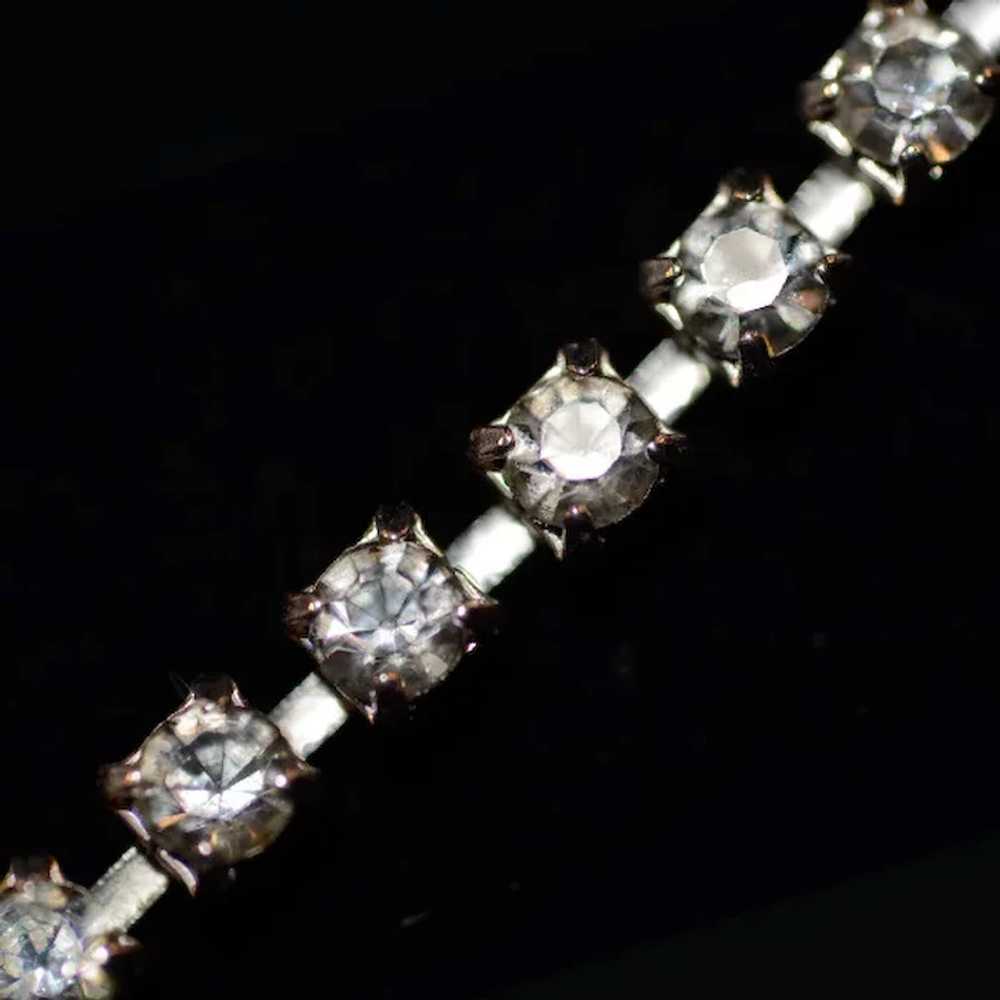 Sparkling, Sexy Vintage Rhinestone Necklace - image 8