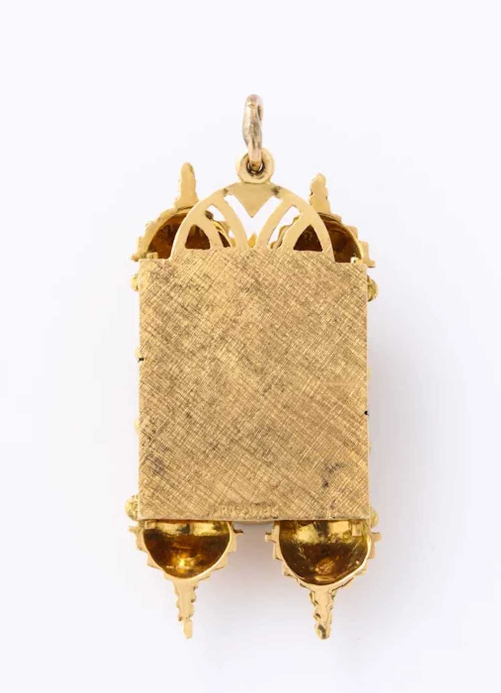 18kt. Gold Handmade Torah Pendant or Charm - image 8