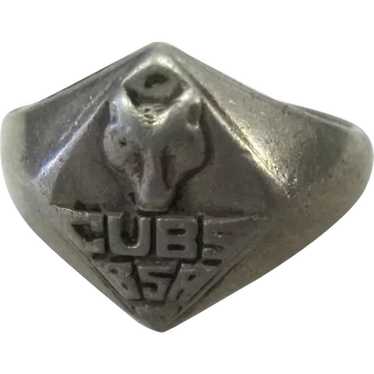 Sterling #6 Cubs Ring - Size 5.75 - image 1