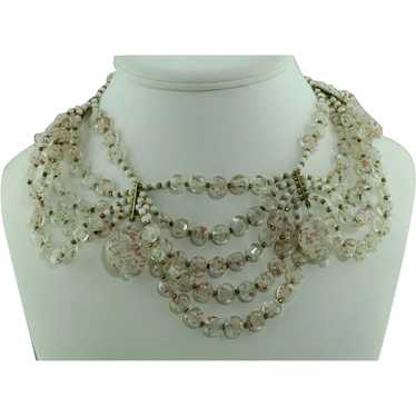 Venitian glass festoon necklace, circa 1950's - image 1