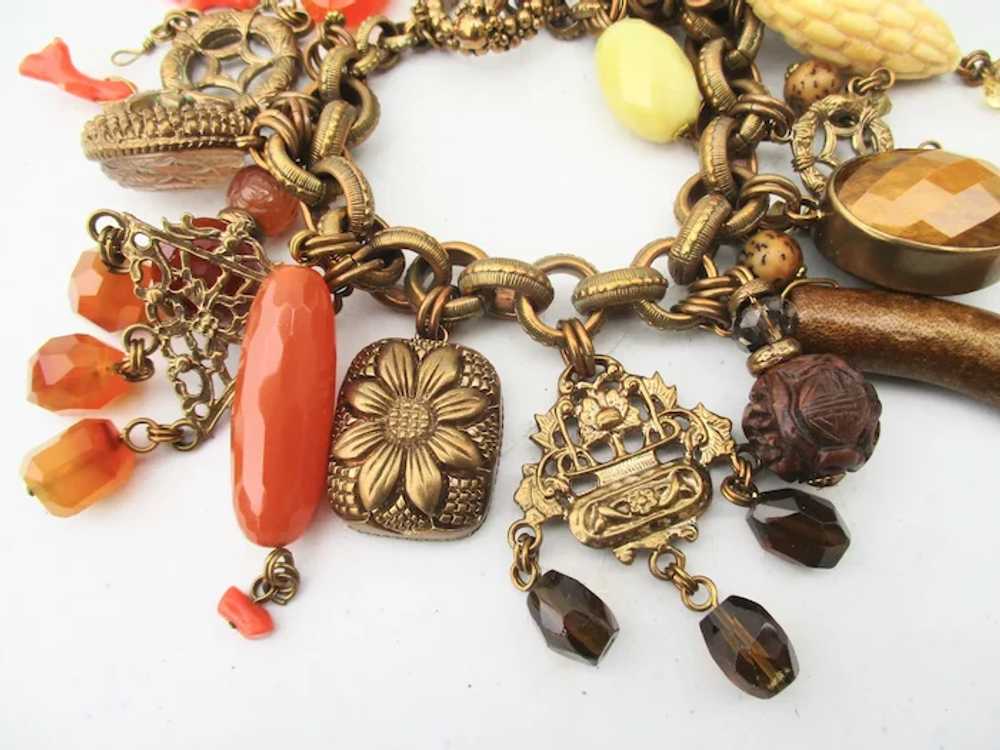 Stephen Dweck Jewelry Charm Bracelet With Various… - image 6