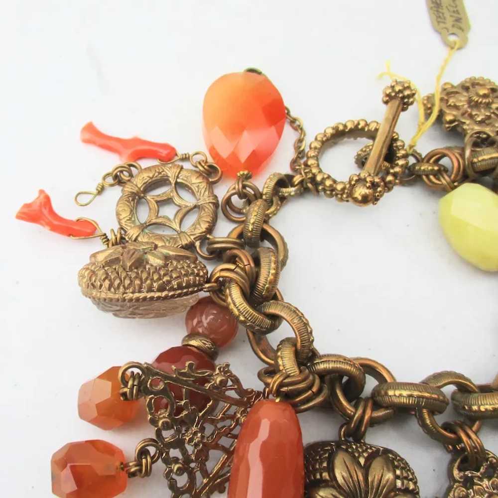 Stephen Dweck Jewelry Charm Bracelet With Various… - image 7